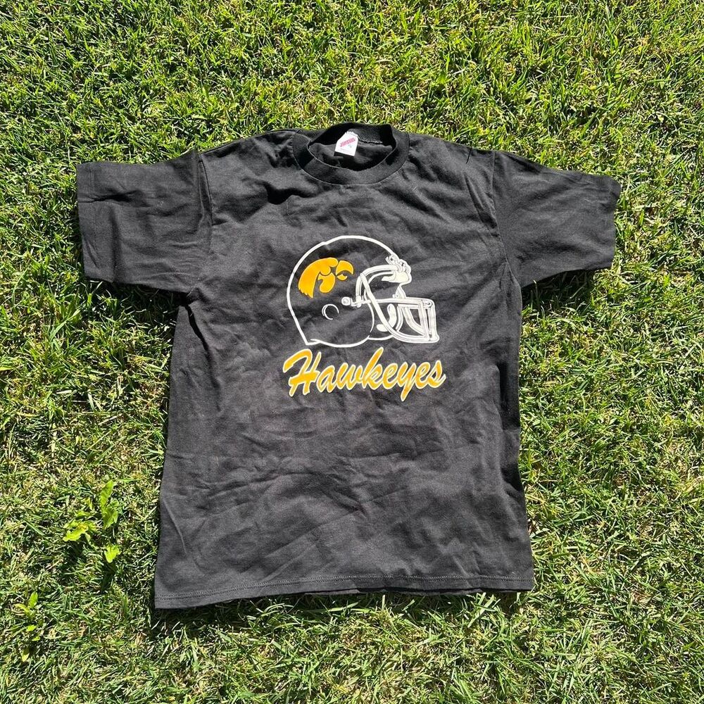 90s Iowa University mens xl football tee single stitch jerzees